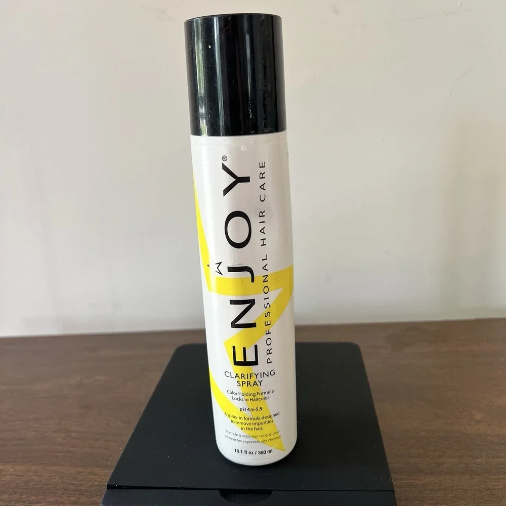 Enjoy Clarifying Spray 10.1 oz Color Holding Formula Removes Impurities Hair